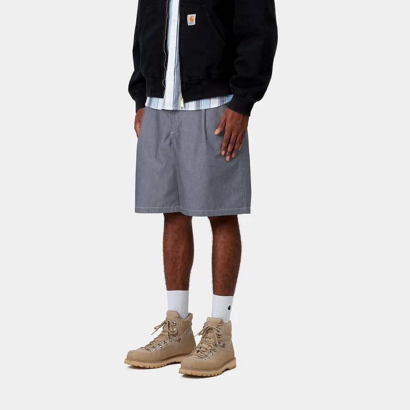 Carhartt WIP Herren Blake Short | Blau gespült