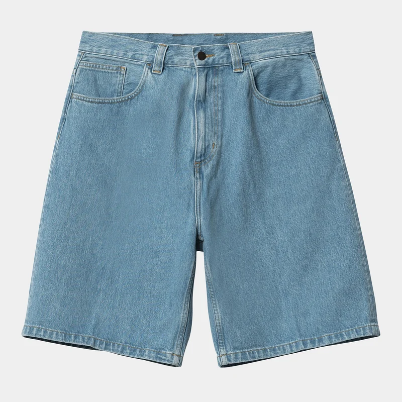 Carhartt WIP Herren Brandon Smith Denim-Shorts | Blauer Stein gebleicht