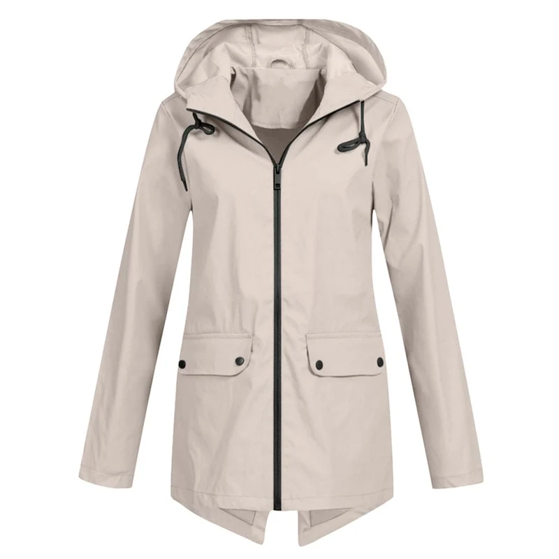 Tanja | Damen Winterjacke mit Kapuze und Reißverschluss
