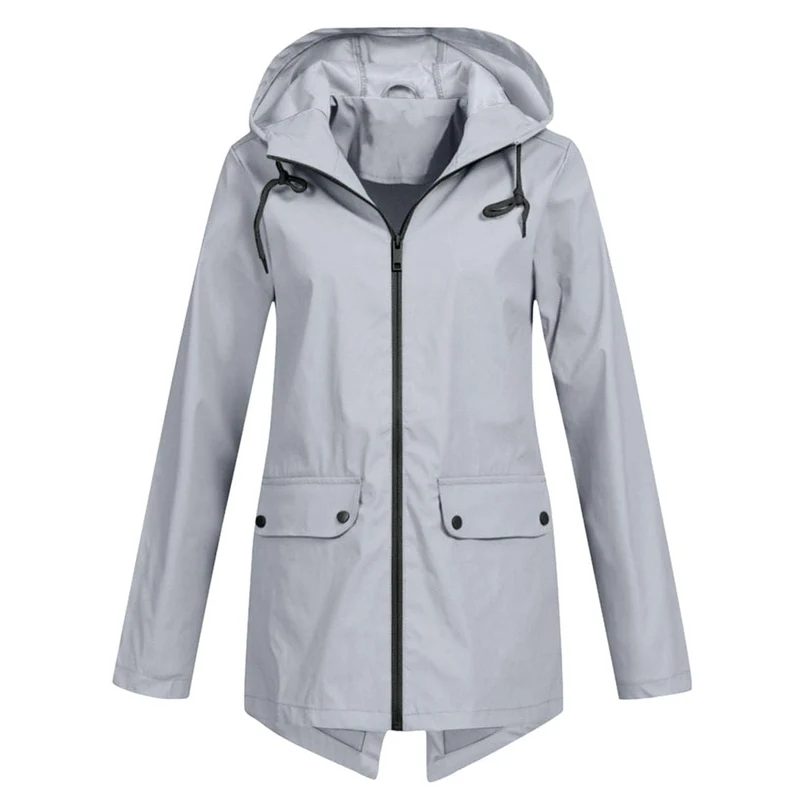Tanja | Damen Winterjacke mit Kapuze und Reißverschluss