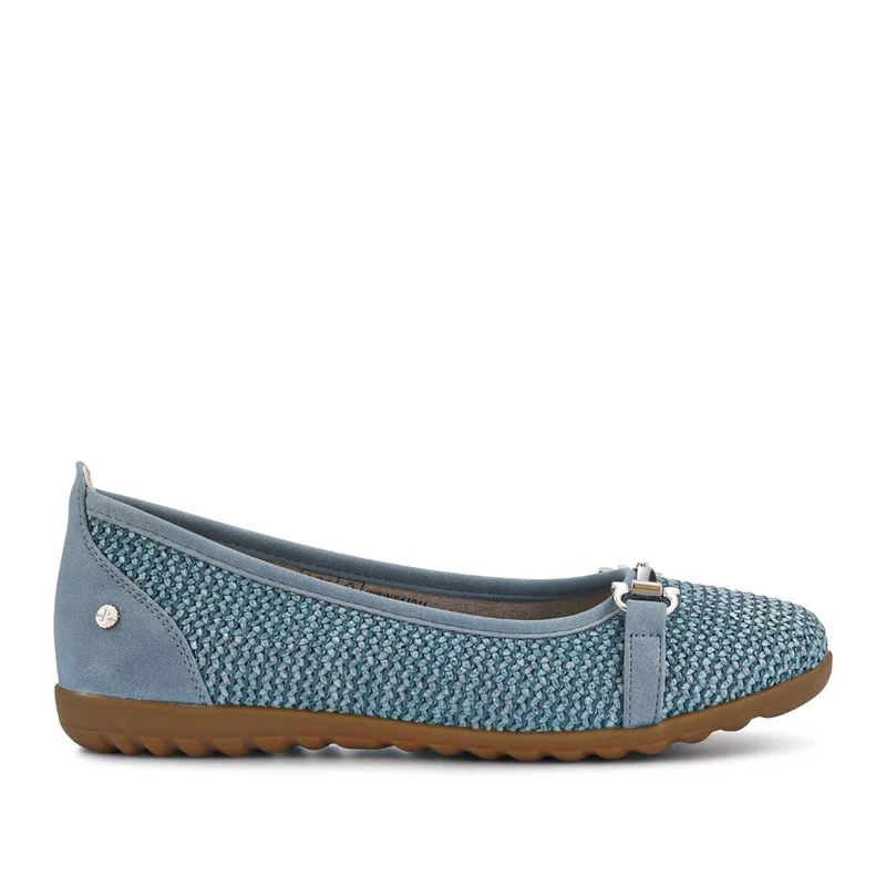 Buckle-Detailed Lightweight Pumps - WBINS41011 / 327 201 - Denim