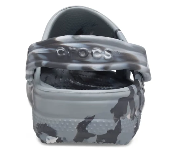 Crocs Unisex Classic Marbled Clog - Hellgrau / Mehrfarbig