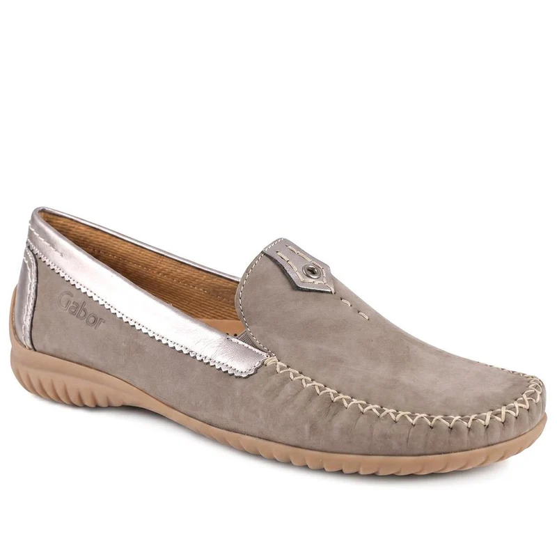 Gabor Wide Fit Leather Comfort Moccasins - GABC44518 / 330 258