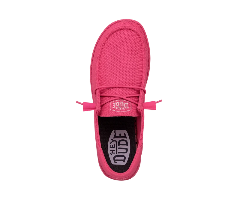 Hey Dude Damen-Mokassin Wendy Funk Mono | Elektrisches Pink