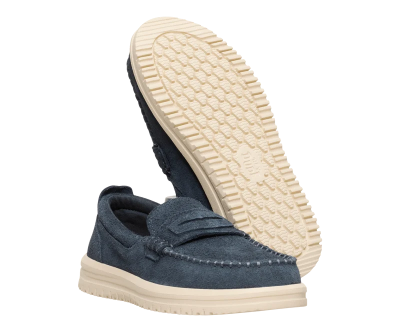 Hey Dude Wally NXT Herren-Loafer | Schwarz / Holz-Esche