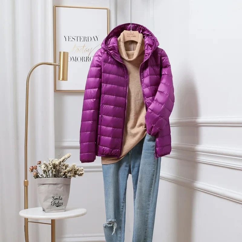 Gudrun | Damen Winterjacke mit Kapuze und Reißverschluss