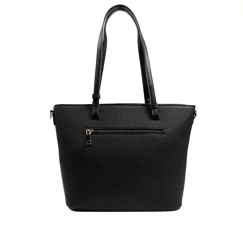 Patterned Daily Handbag - BELHETIA41006 / 327 412 - Black