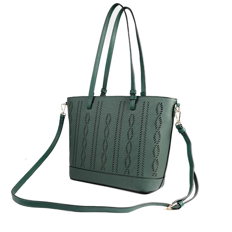 Patterned Daily Handbag - BELHETIA41006 / 327 412 - Green