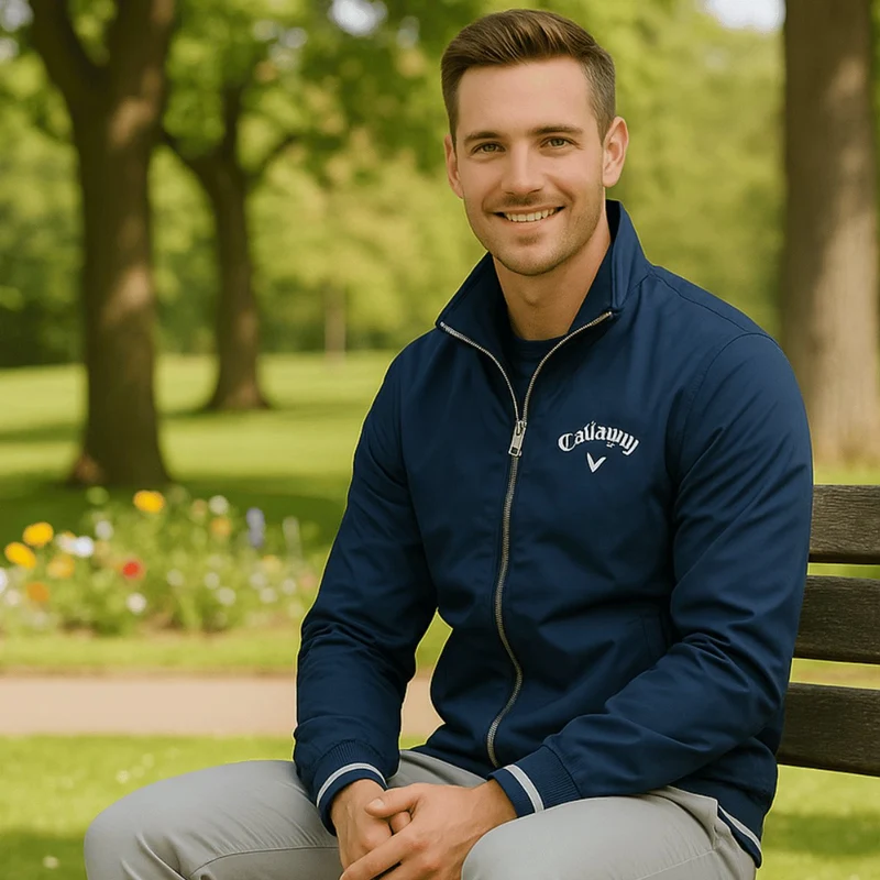 Tobias | Herren Windbreaker Jacke Wasserfest Leicht Reissverschluss