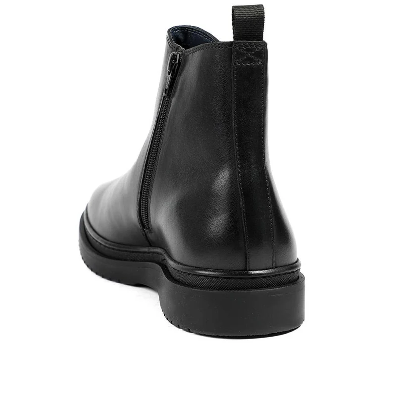 Gregory Warm Lined Leather Chelsea Boots - GREGORY / 328 308 - Black