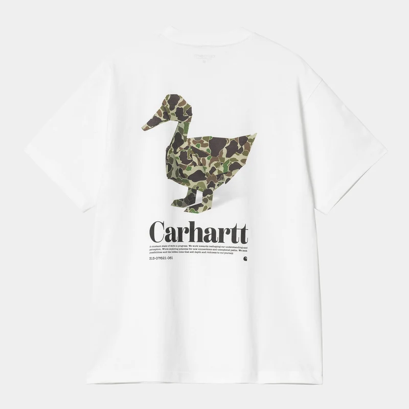 Carhartt WIP Herren Fold Duck T-Shirt - Weiß