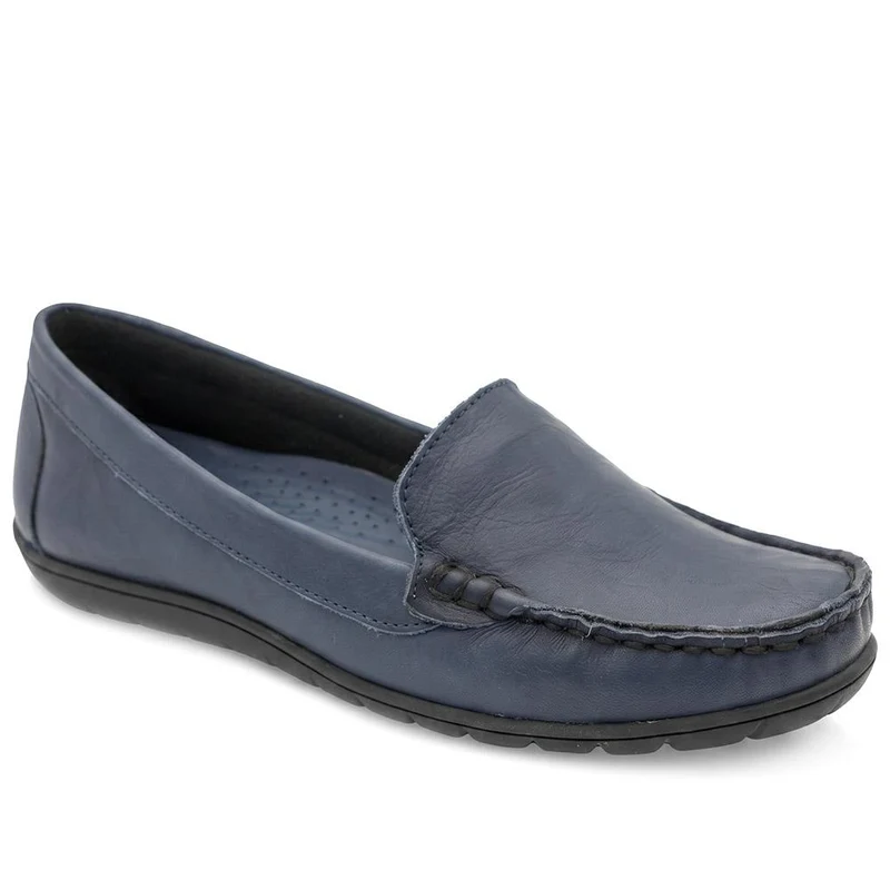 Premium Leather Moccasins - SIMIN43003 / 329 608 - Navy