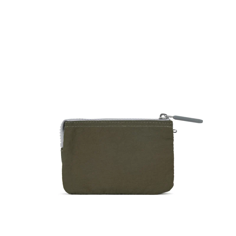 ROKA Carnaby Kleine Geldbörse aus recyceltem Taslon im Militärstil