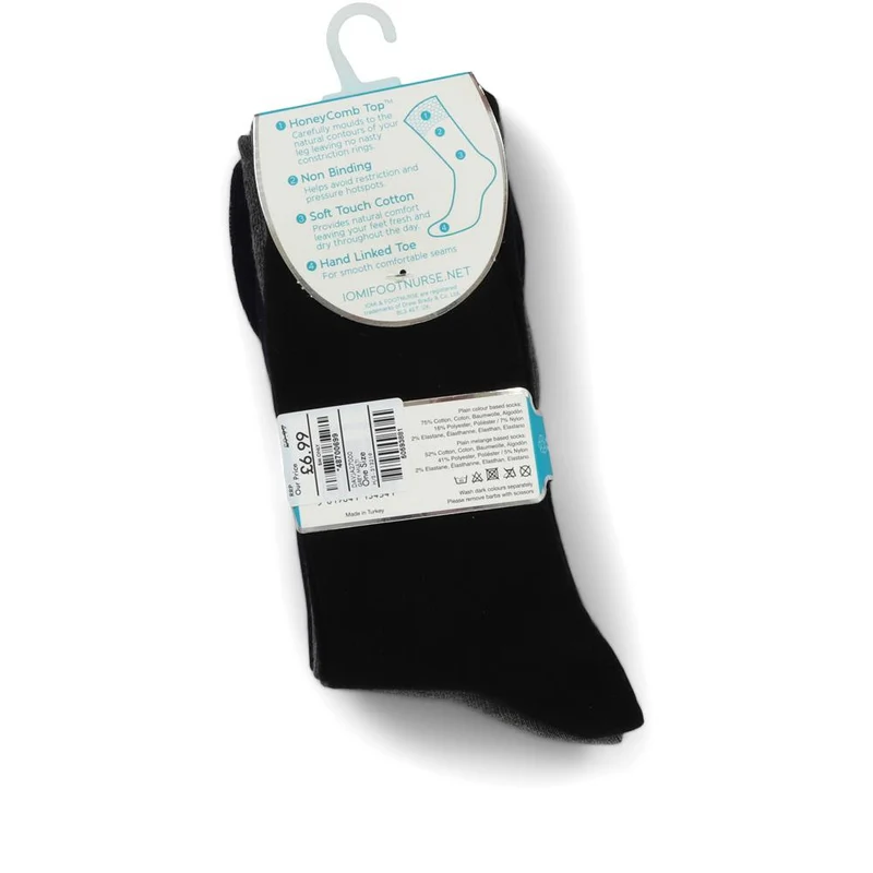 Men's Diabetic Socks - DAVJA27000 / 313 219 - Grey Multi