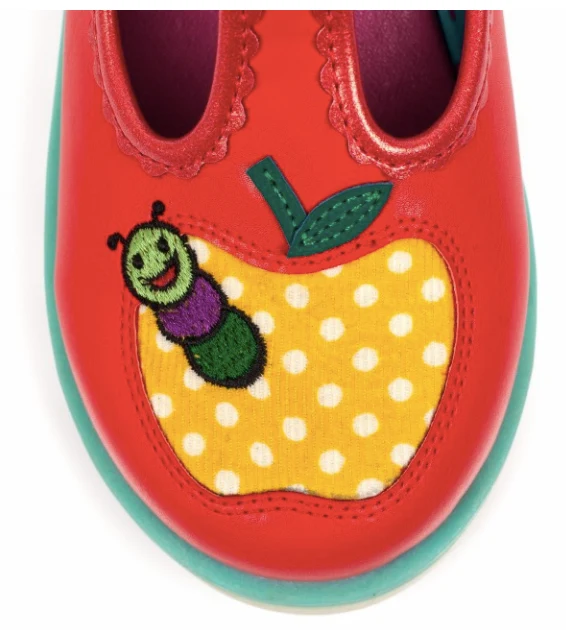 Irregular Choice Apple Of My Eye Schuh für Kinder – Rot