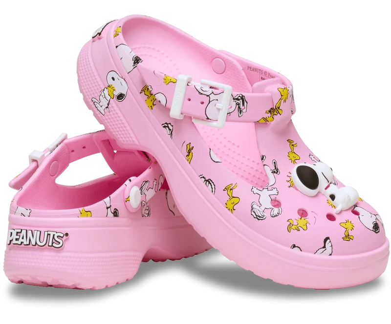 CROCS Unisex Peanuts Mary Jane Clog
