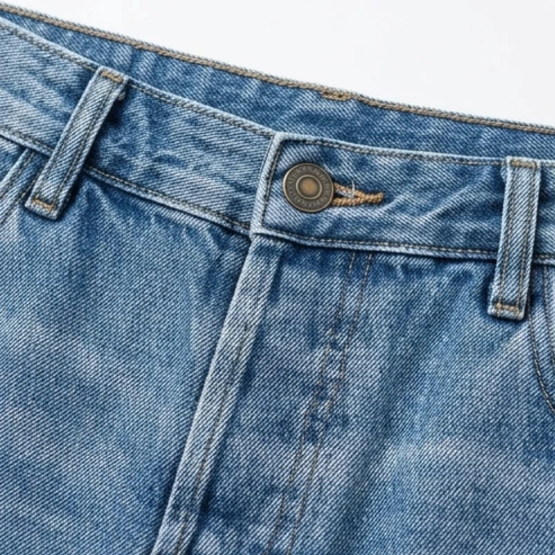 Damen Retro Fransen Jeans