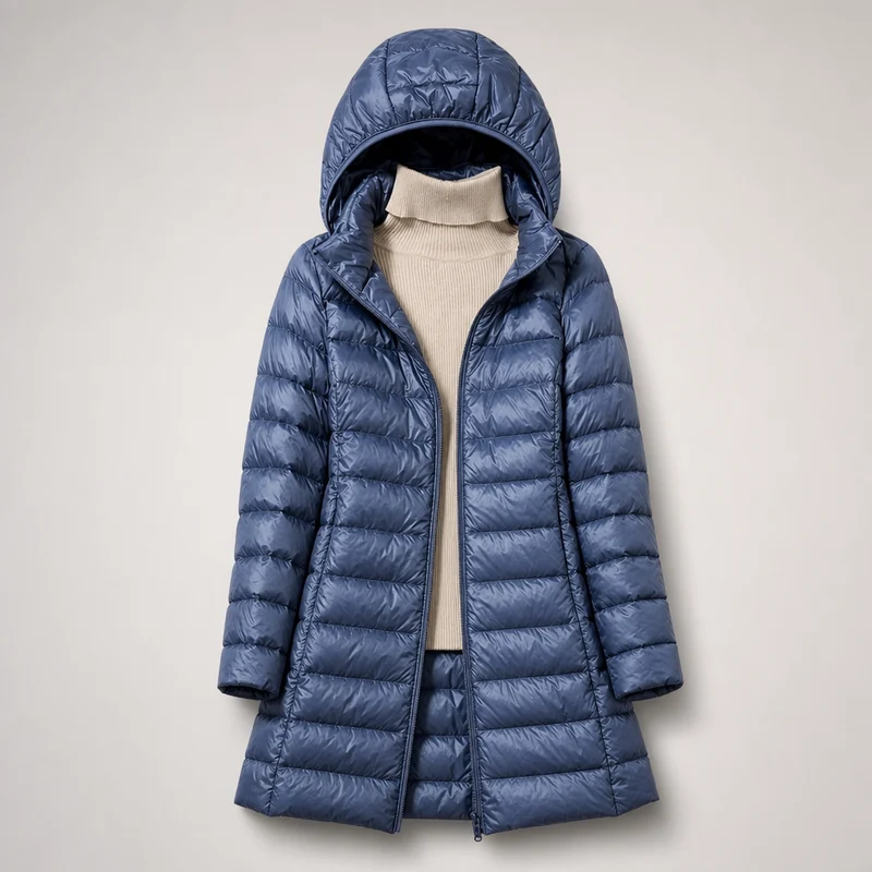 Damen ultraleichte Daunenjacke