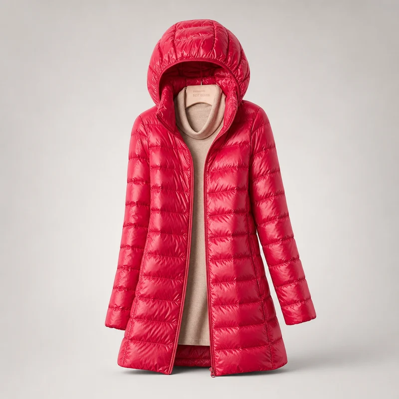 Damen ultraleichte Daunenjacke