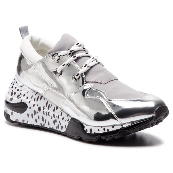 Steve Madden Damen Cliff Sneaker – Silber