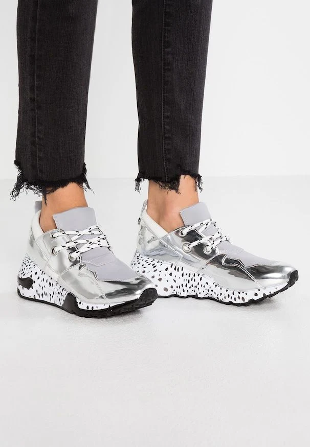 Steve Madden Damen Cliff Sneaker – Silber