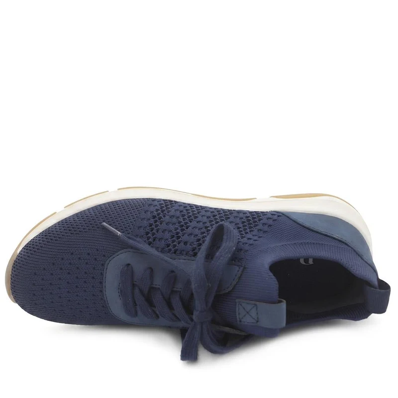 Breathable Lace Up Sporty Trainers - WBINS43070 / 329 264 - Navy
