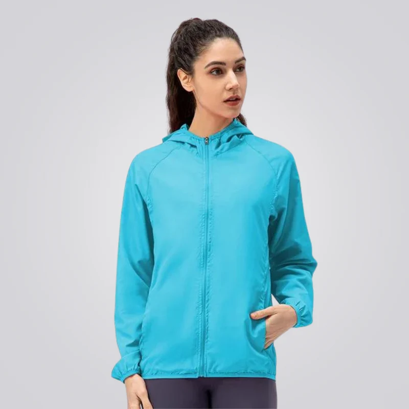 Damen wasserdichte Windjacke