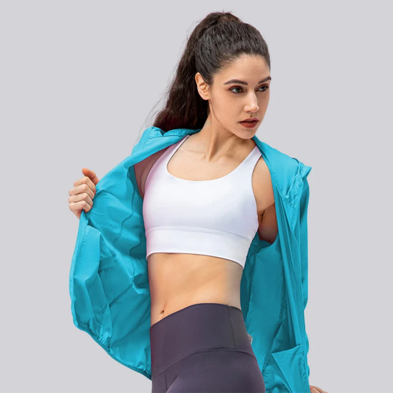 Damen wasserdichte Windjacke