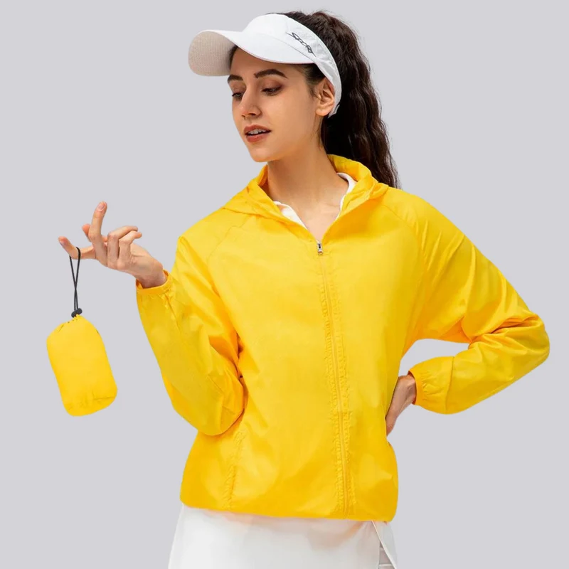 Damen wasserdichte Windjacke