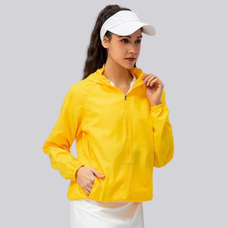 Damen wasserdichte Windjacke
