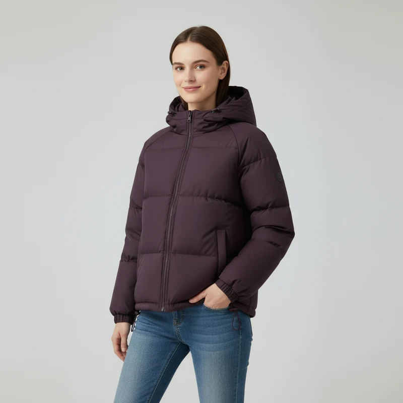 Mariette Damen Winterjacke mit Kapuze