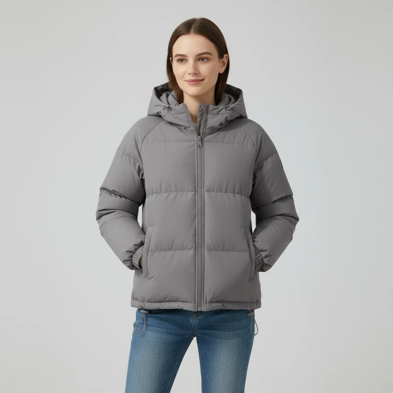 Mariette Damen Winterjacke mit Kapuze