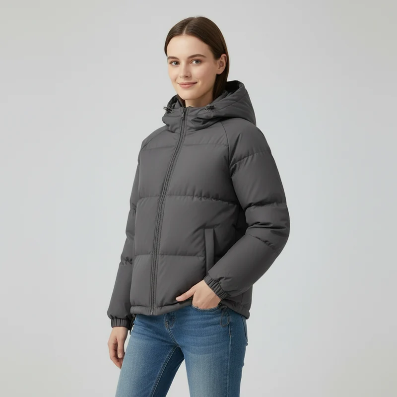 Mariette Damen Winterjacke mit Kapuze