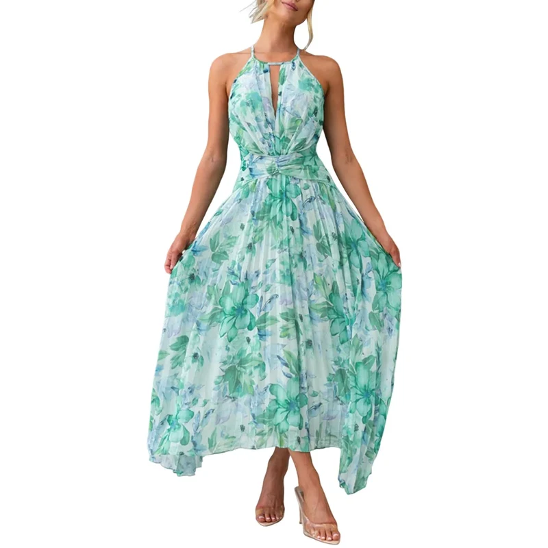 Alesa Damen Maxikleid