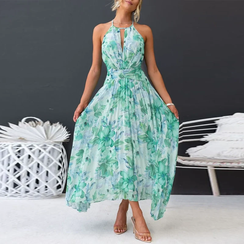 Alesa Damen Maxikleid