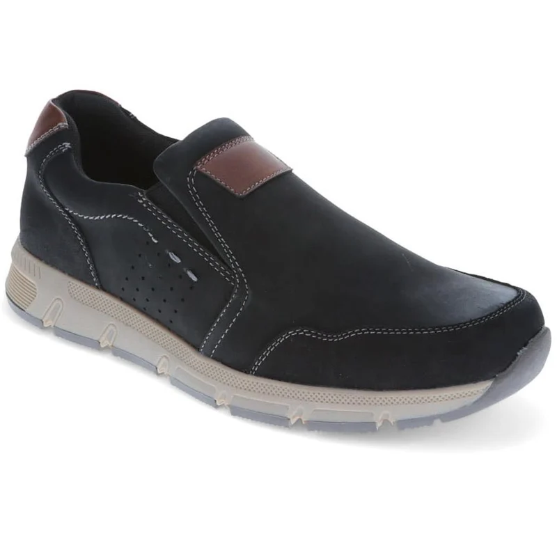 Wide Fit Casual Slip-On Trainers - WBINS40029 / 325 788 - Black