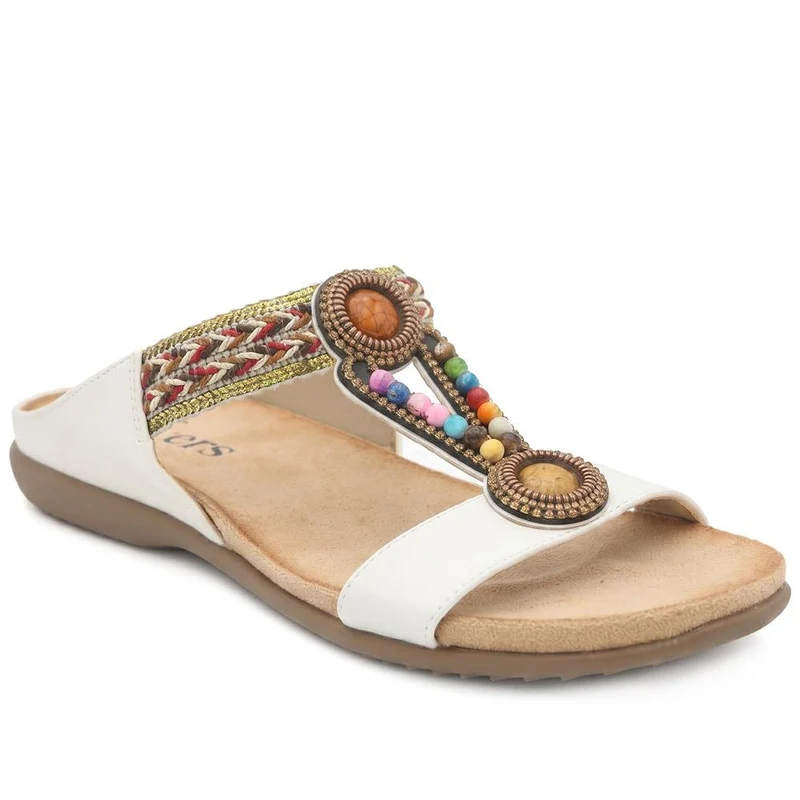 Beaded Lightweight Mule Sandals - BAIZH43012 / 329 166