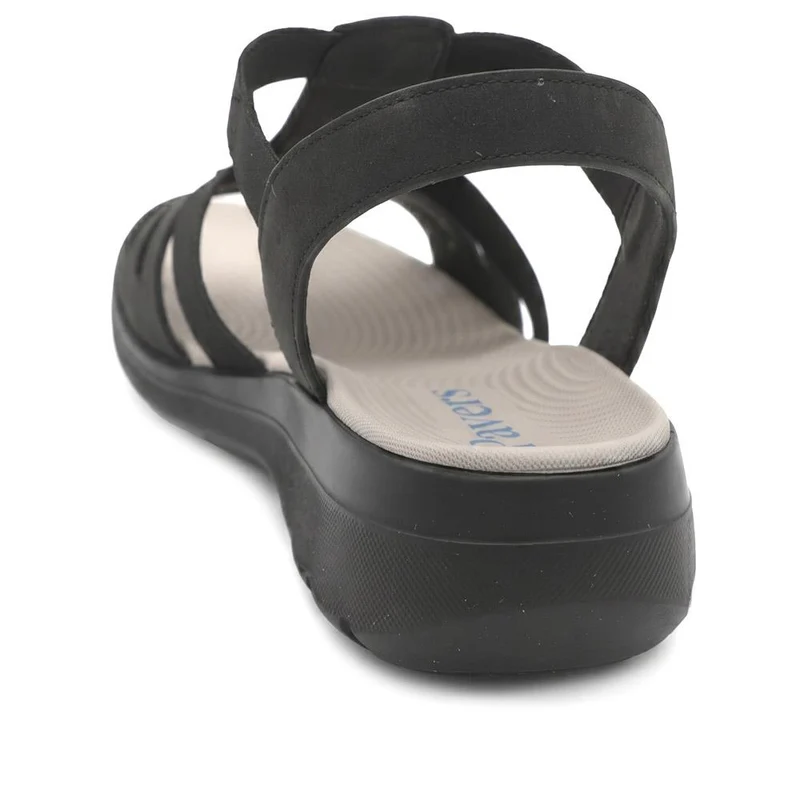 Cushioned Comfort Fit Sandals - BAIZH43028 / 329 148 - Black