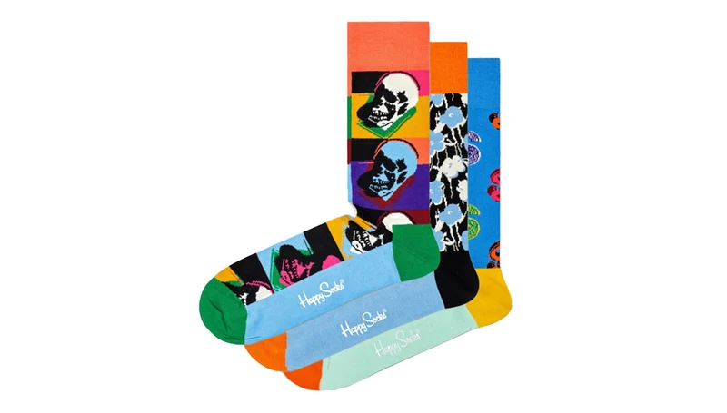 Happy Socks - Andy Warhol - Geschenkbox (3 Paar)