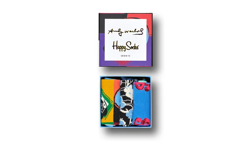 Happy Socks - Andy Warhol - Geschenkbox (3 Paar)