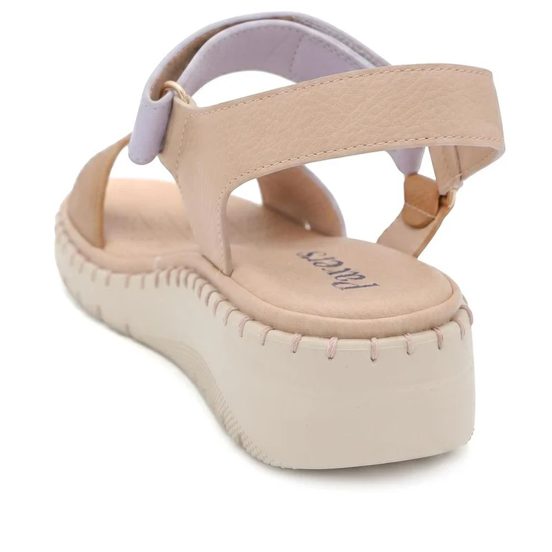 Adjustable Fastening Cushioning Sandals - BAIZH43044 / 329 310 - Tan Multi