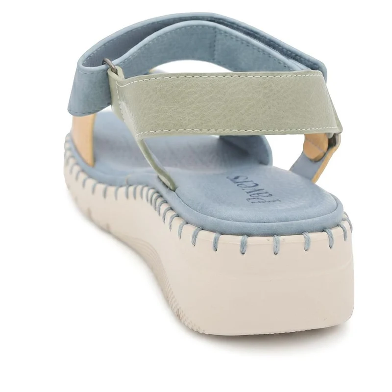 Adjustable Fastening Cushioning Sandals - BAIZH43044 / 329 310 - Blue Multi