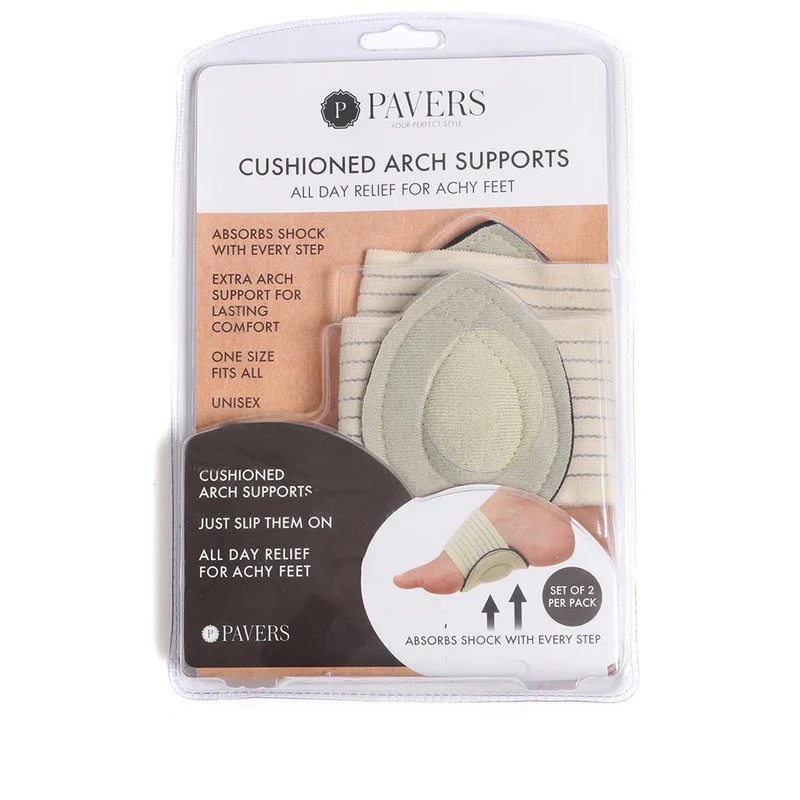 Cushioned Foot Arch Supports - RUN23005 / 308 162 - Nude