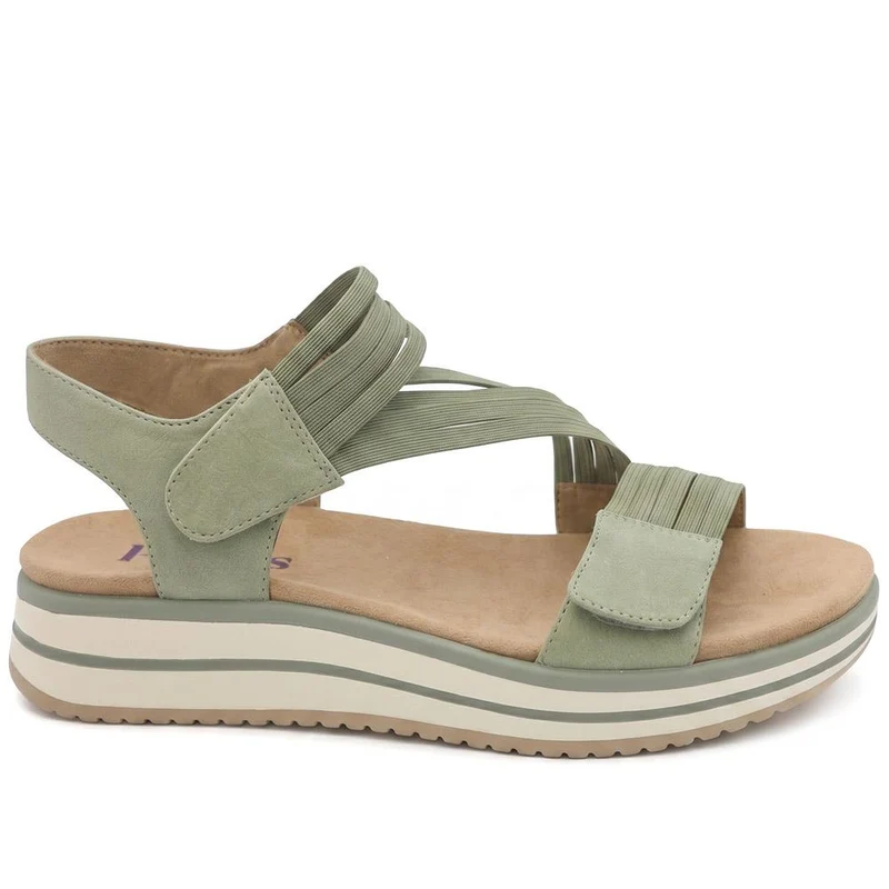 Chunky Lightweight Adjustable Sandals - GANG43001 / 329 041 - Sage