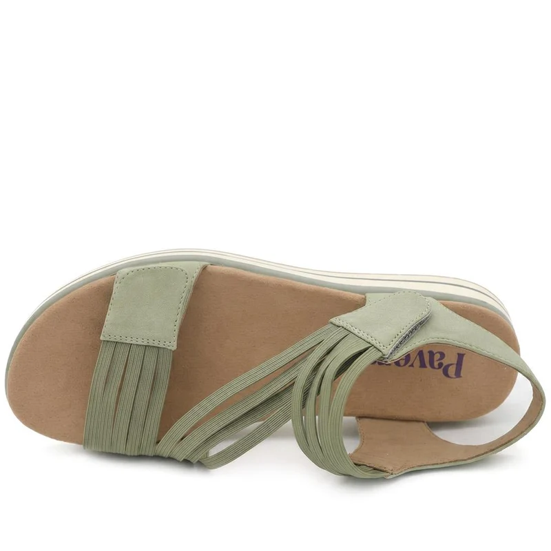 Chunky Lightweight Adjustable Sandals - GANG43001 / 329 041 - Sage