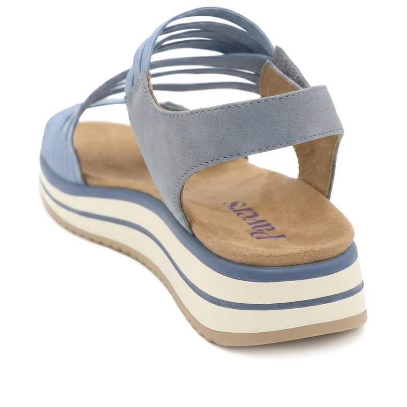 Chunky Lightweight Adjustable Sandals - GANG43001 / 329 041 - Blue