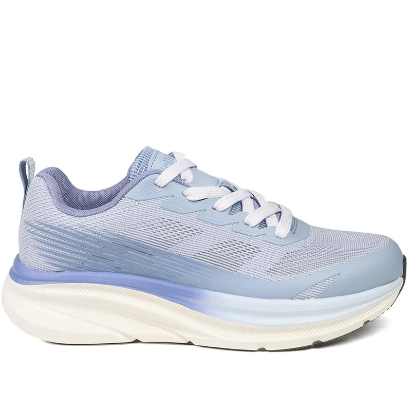 Bellissimo Memory Foam Lace Up Trainers - BELSUNCH43001 / 329 309 - Blue