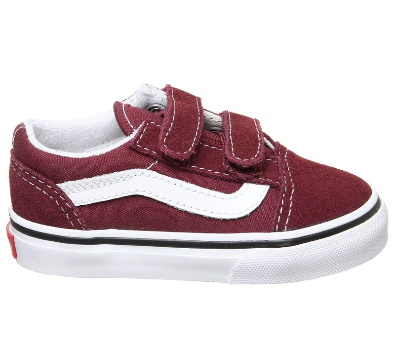 VANS Old Skool Andorra-Sneaker für Kleinkinder – Burgunderrot