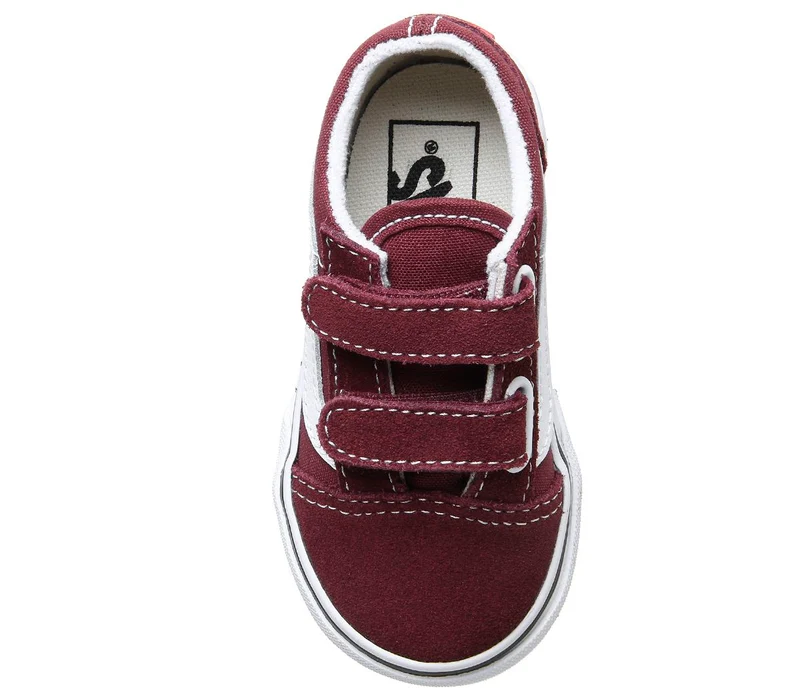 VANS Old Skool Andorra-Sneaker für Kleinkinder – Burgunderrot