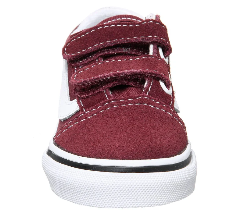 VANS Old Skool Andorra-Sneaker für Kleinkinder – Burgunderrot